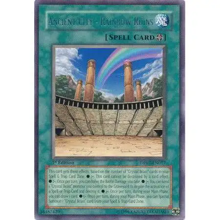 YuGiOh GX Trading Card Game Duelist Pack Jesse Anderson Rare Ancient City - Rainbow Ruins DP07-EN017