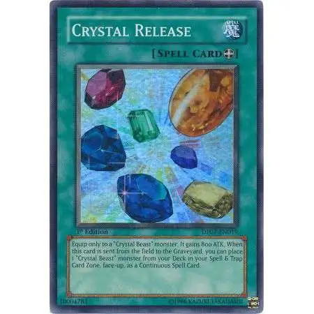 YuGiOh GX Trading Card Game Duelist Pack Jesse Anderson Super Rare Crystal Release DP07-EN019