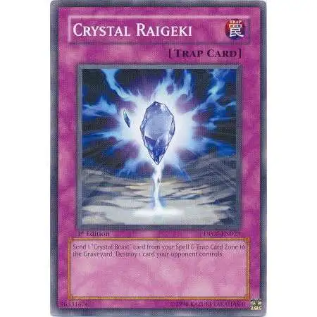YuGiOh GX Trading Card Game Duelist Pack Jesse Anderson Common Crystal Raigeki DP07-EN023