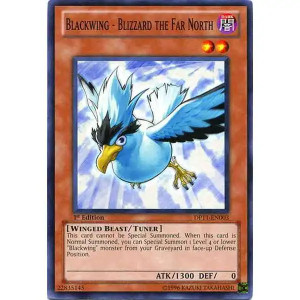 YuGiOh YuGiOh 5D's Duelist Pack Crow Common Blackwing - Blizzard the Far North DP11-EN003