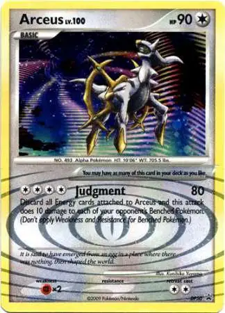 Pokemon Diamond & Pearl Promo Holo Rare Arceus LV.100 DP50 [Damage]