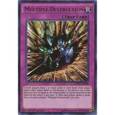 YuGiOh Duelist Pack Battle City Ultra Rare Multiple Destruction DPBC-EN005