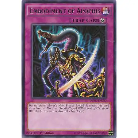 YuGiOh Duelist Pack Battle City Rare Embodiment of Apophis DPBC-EN030