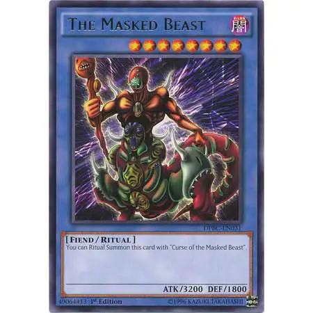 YuGiOh Duelist Pack Battle City Rare The Masked Beast DPBC-EN031