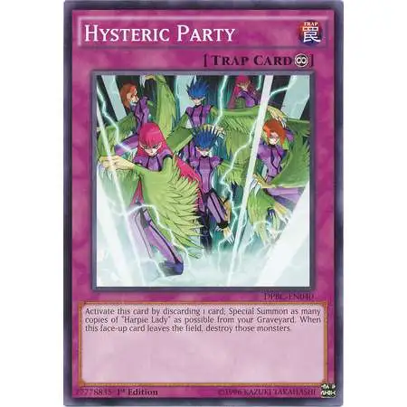 YuGiOh Duelist Pack Battle City Common Hysteric Party DPBC-EN040