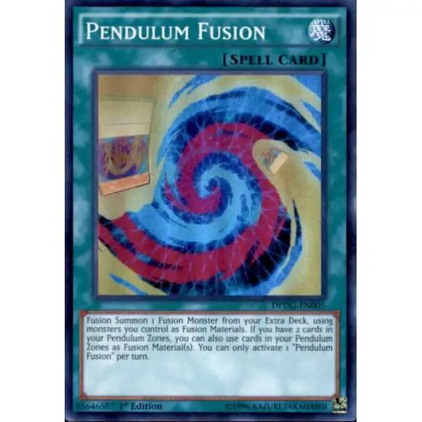 YuGiOh Trading Card Game Duelist Pack Dimensional Guardians Super Rare Pendulum Fusion DPDG-EN005