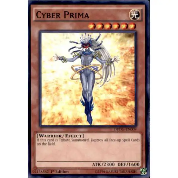 YuGiOh Trading Card Game Duelist Pack Dimensional Guardians Common Cyber Prima DPDG-EN009