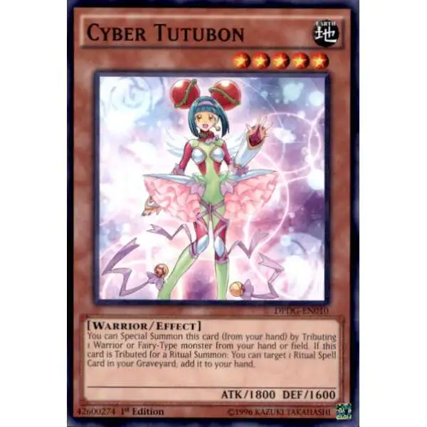 YuGiOh Trading Card Game Duelist Pack Dimensional Guardians Common Cyber Tutubon DPDG-EN010