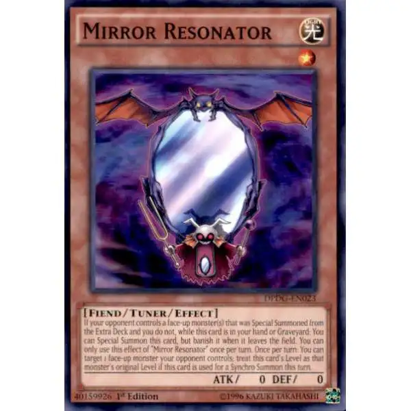 YuGiOh Trading Card Game Duelist Pack Dimensional Guardians Common Mirror Resonator DPDG-EN023