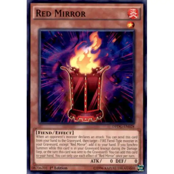 YuGiOh Trading Card Game Duelist Pack Dimensional Guardians Common Red Mirror DPDG-EN028