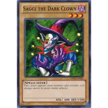 YuGiOh Duelist Pack Kaiba Common Saggi the Dark Clown DPKB-EN006