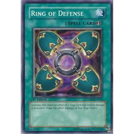 YuGiOh Duelist Pack Kaiba Common Ring of Defense DPKB-EN034