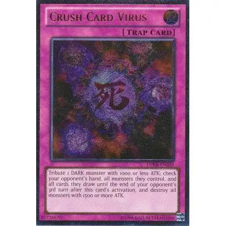 YuGiOh Duelist Pack Kaiba Ultimate Rare Crush Card Virus DPKB-EN039