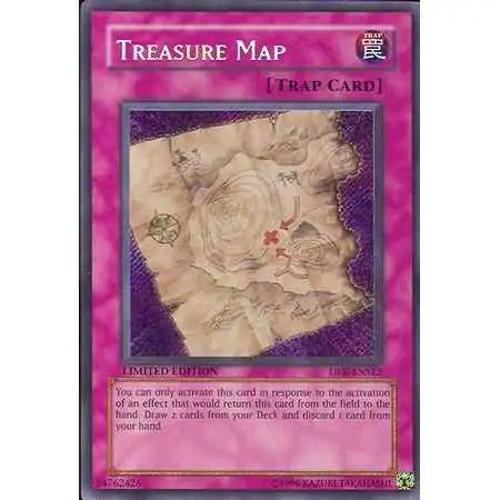YuGiOh GX Trading Card Game Chazz/Jaden Special Edition Secret Rare Treasure Map DPK-ENSE2