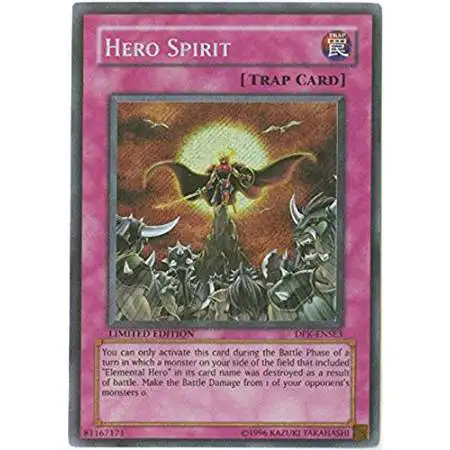 YuGiOh GX Trading Card Game Chazz/Jaden Special Edition Secret Rare Hero Spirit DPK-ENSE3