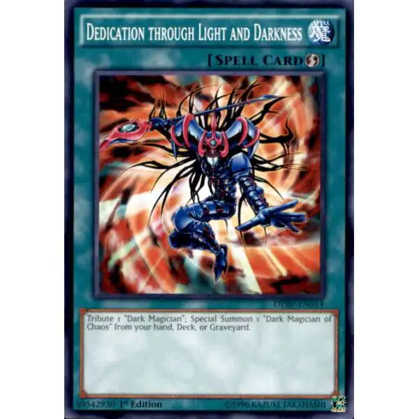 YuGiOh Rivals of the Pharaoh Duelist Pack Common Dedication through Light and Darkness DPRP-EN014