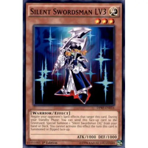 YuGiOh Rivals of the Pharaoh Duelist Pack Common Silent Swordsman LV3 DPRP-EN016