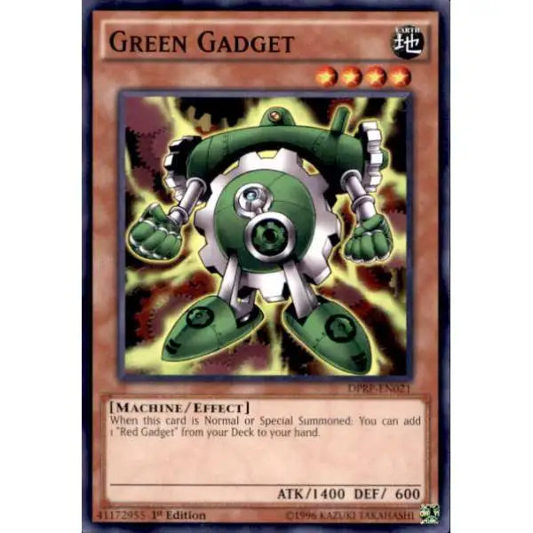 YuGiOh Rivals of the Pharaoh Duelist Pack Common Green Gadget DPRP-EN021