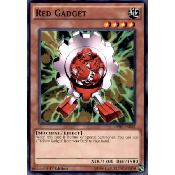 YuGiOh Rivals of the Pharaoh Duelist Pack Common Red Gadget DPRP-EN022