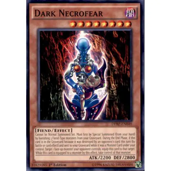 YuGiOh Rivals of the Pharaoh Duelist Pack Common Dark Necrofear DPRP-EN040