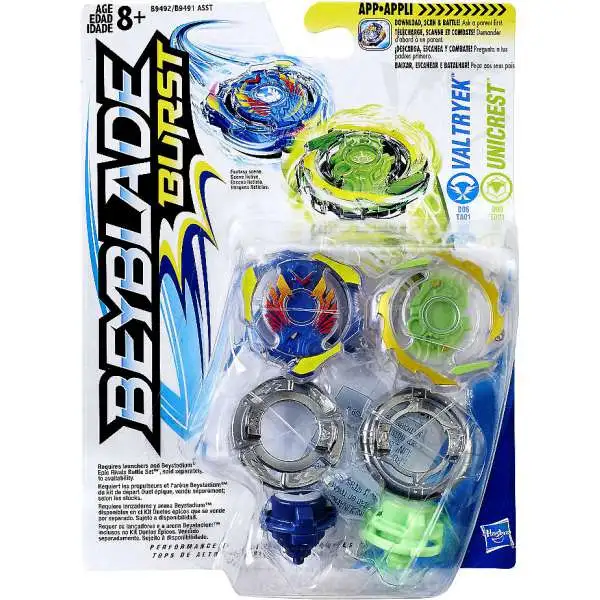 Beyblade Burst Valtryek & Unicrest Dual Pack [Damaged Package]