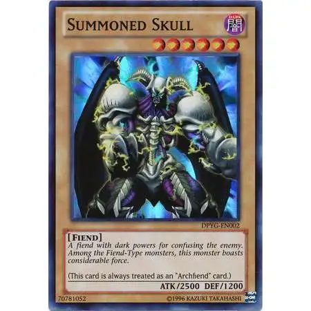 YuGiOh Duelist Pack Yugi Super Rare Summoned Skull DPYG-EN002