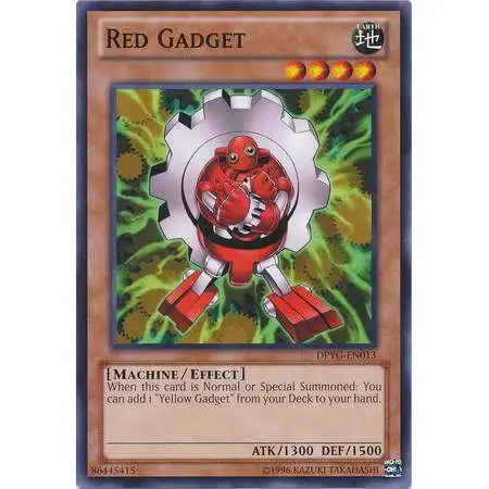 YuGiOh Duelist Pack Yugi Common Red Gadget DPYG-EN013