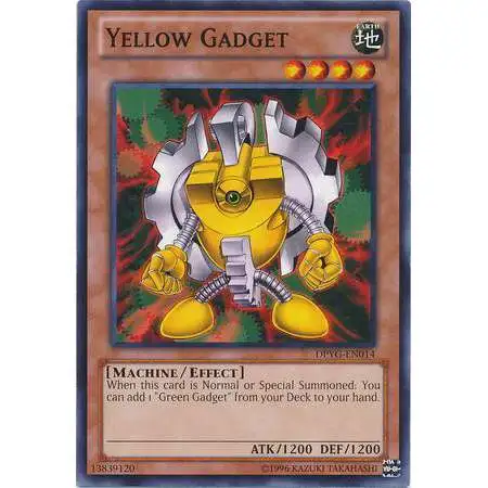 YuGiOh Duelist Pack Yugi Common Yellow Gadget DPYG-EN014
