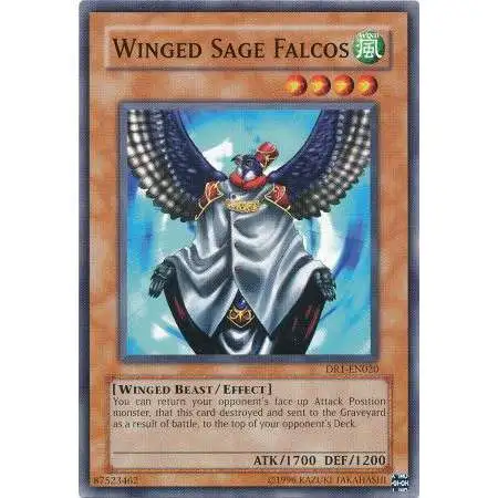 YuGiOh Dark Revelation 1 Common Winged Sage Falcos DR1-EN020