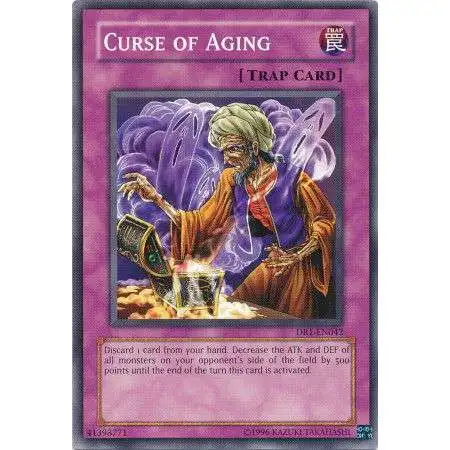 YuGiOh Dark Revelation 1 Common Curse of Aging DR1-EN042