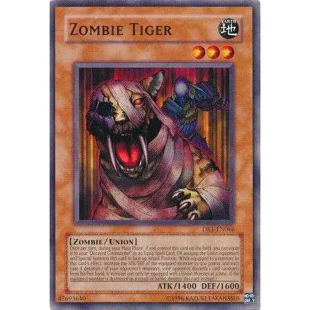 YuGiOh Dark Revelation 1 Common Zombie Tiger DR1-EN066