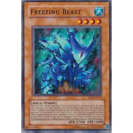 YuGiOh Dark Revelation 1 Common Freezing Beast DR1-EN072