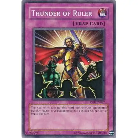 YuGiOh Dark Revelation 1 Common Thunder of Ruler DR1-EN097