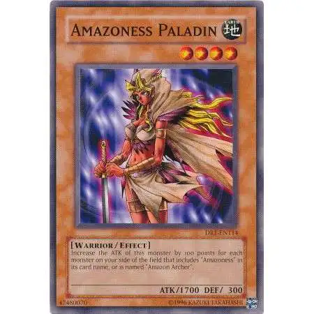 YuGiOh Dark Revelation 1 Common Amazoness Paladin DR1-EN114