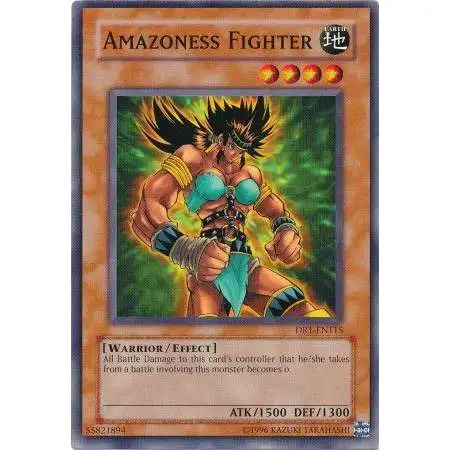 YuGiOh Dark Revelation 1 Common Amazoness Fighter DR1-EN115
