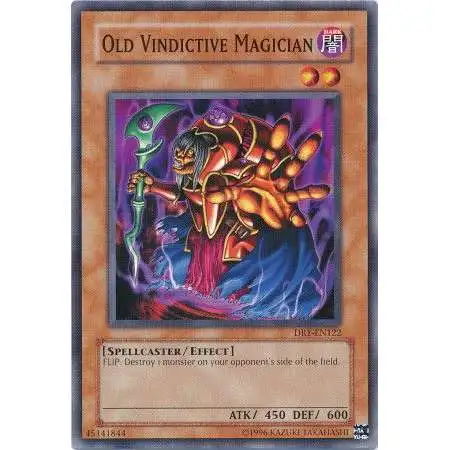 YuGiOh Dark Revelation 1 Common Old Vindictive Magician DR1-EN122