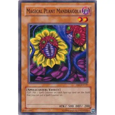YuGiOh Dark Revelation 1 Common Magical Plant Mandragola DR1-EN127
