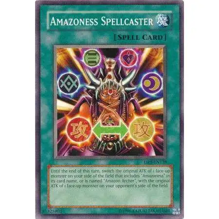 YuGiOh Dark Revelation 1 Common Amazoness Spellcaster DR1-EN139