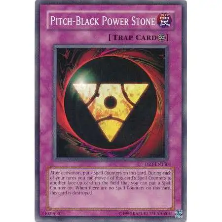 YuGiOh Dark Revelation 1 Common Pitch-Black Power Stone DR1-EN150