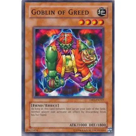 YuGiOh Dark Revelation 1 Common Goblin of Greed DR1-EN227
