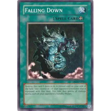 YuGiOh Dark Revelation 1 Common Falling Down DR1-EN250