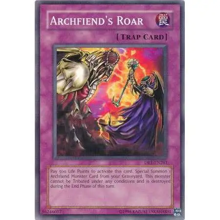 YuGiOh Dark Revelation 1 Common Archfiend's Roar DR1-EN261