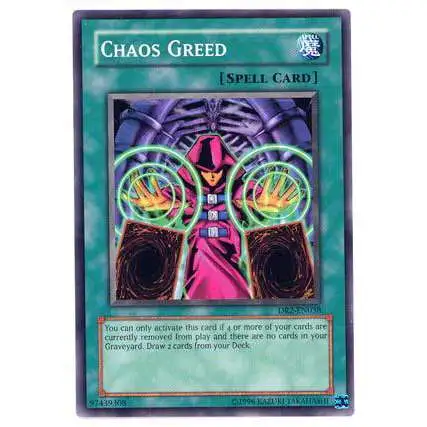 YuGiOh Dark Revelation 2 Common Chaos Greed DR2-EN038