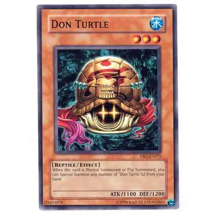 YuGiOh Dark Revelation 2 Common Don Turtle DR2-EN072