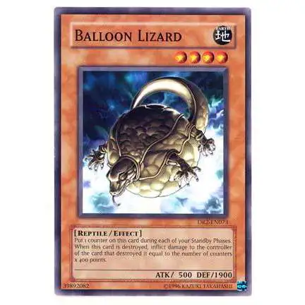 YuGiOh Dark Revelation 2 Common Balloon Lizard DR2-EN073