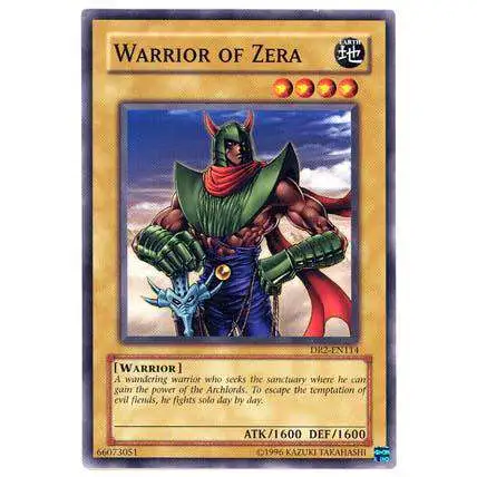 YuGiOh Dark Revelation 2 Common Warrior of Zera DR2-EN114