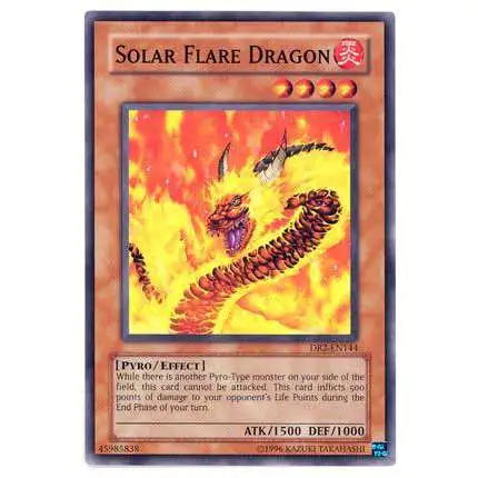 YuGiOh Dark Revelation 2 Common Solar Flare Dragon DR2-EN144