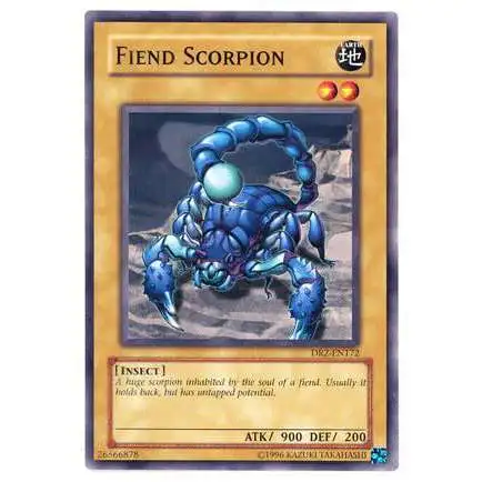 YuGiOh Dark Revelation 2 Common Fiend Scorpion DR2-EN172