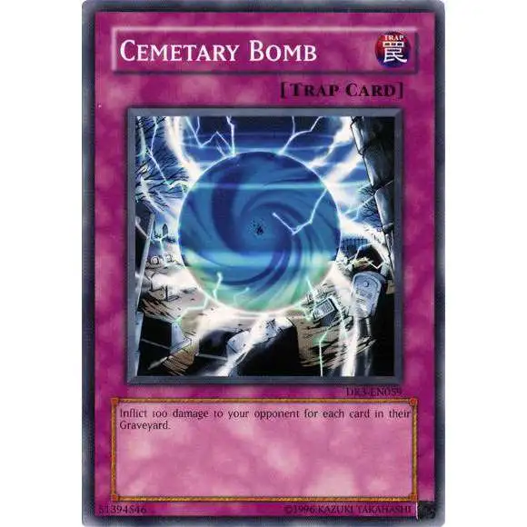 YuGiOh Dark Revelation 3 Common Cemetary Bomb DR3-EN059