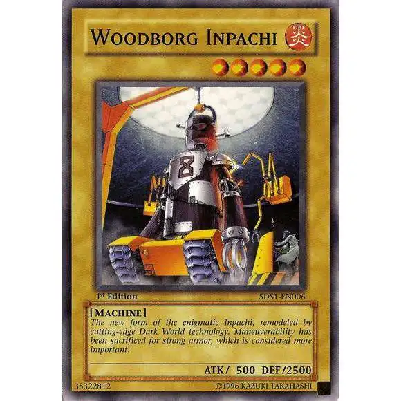 YuGiOh Dark Revelation 3 Common Woodborg Inpachi DR3-EN061
